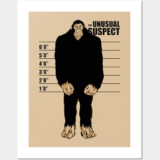 Mr. Bigfoot is Under Arrest Posters and Art